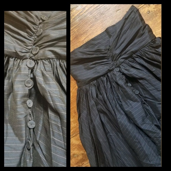 👽SOLD 🌠  Jean Paul Gaultier Ticking StripE Skirt - Picture 3 of 8